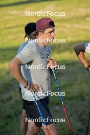 26.09.2023, Oberhof, Germany (GER): Janik Rienli (SUI) - Cross-Country training, Oberhof (GER). www.nordicfocus.com. © Reichert/NordicFocus. Every downloaded picture is fee-liable.