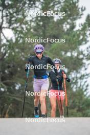 18.10.2023, Font-Romeu, France (FRA): Eve Ondine Duchaufour (FRA) - Cross-Country training, Font-Romeu (FRA). www.nordicfocus.com. © Authamayou/NordicFocus. Every downloaded picture is fee-liable.