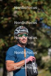 16.09.2023, Font-Romeu, France (FRA): Lucas Chanavat (FRA) - Cross-Country training, Font-Romeu (FRA). www.nordicfocus.com. © Authamayou/NordicFocus. Every downloaded picture is fee-liable.