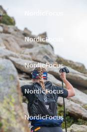 14.10.2023, Font-Romeu, France (FRA): Juliette Ducordeau (FRA) - Cross-Country training, Font-Romeu (FRA). www.nordicfocus.com. © Authamayou/NordicFocus. Every downloaded picture is fee-liable.