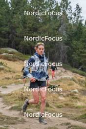 14.10.2023, Font-Romeu, France (FRA): Delphine Claudel (FRA) - Cross-Country training, Font-Romeu (FRA). www.nordicfocus.com. © Authamayou/NordicFocus. Every downloaded picture is fee-liable.