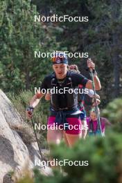 14.10.2023, Font-Romeu, France (FRA): Juliette Ducordeau (FRA) - Cross-Country training, Font-Romeu (FRA). www.nordicfocus.com. © Authamayou/NordicFocus. Every downloaded picture is fee-liable.