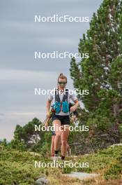 14.10.2023, Font-Romeu, France (FRA): Mélissa Gal (FRA) - Cross-Country training, Font-Romeu (FRA). www.nordicfocus.com. © Authamayou/NordicFocus. Every downloaded picture is fee-liable.