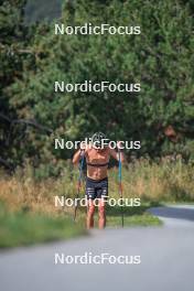 17.09.2023, Font-Romeu, France (FRA): Clément Parisse (FRA) - Cross-Country training, Font-Romeu (FRA). www.nordicfocus.com. © Authamayou/NordicFocus. Every downloaded picture is fee-liable.