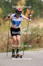 20.10.2023, Ramsau am Dachstein, Austria (AUT): Jakob Poelzleitner (AUT) - Cross-Country summer training, Ramsau am Dachstein (AUT). www.nordicfocus.com. © Manzoni/NordicFocus. Every downloaded picture is fee-liable.