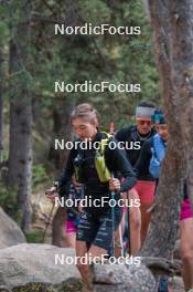 14.10.2023, Font-Romeu, France (FRA): Maelle Veyre (FRA) - Cross-Country training, Font-Romeu (FRA). www.nordicfocus.com. © Authamayou/NordicFocus. Every downloaded picture is fee-liable.