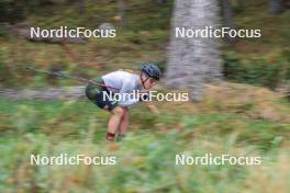 18.10.2023, Font-Romeu, France (FRA): Juliette Ducordeau (FRA) - Cross-Country training, Font-Romeu (FRA). www.nordicfocus.com. © Authamayou/NordicFocus. Every downloaded picture is fee-liable.