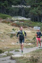 14.10.2023, Font-Romeu, France (FRA): Maelle Veyre (FRA) - Cross-Country training, Font-Romeu (FRA). www.nordicfocus.com. © Authamayou/NordicFocus. Every downloaded picture is fee-liable.