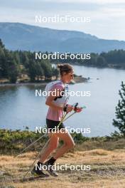 14.10.2023, Font-Romeu, France (FRA): Delphine Claudel (FRA) - Cross-Country training, Font-Romeu (FRA). www.nordicfocus.com. © Authamayou/NordicFocus. Every downloaded picture is fee-liable.