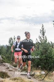 14.10.2023, Font-Romeu, France (FRA): Liv Coupat (FRA) - Cross-Country training, Font-Romeu (FRA). www.nordicfocus.com. © Authamayou/NordicFocus. Every downloaded picture is fee-liable.