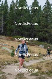 14.10.2023, Font-Romeu, France (FRA): Delphine Claudel (FRA) - Cross-Country training, Font-Romeu (FRA). www.nordicfocus.com. © Authamayou/NordicFocus. Every downloaded picture is fee-liable.