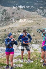 14.10.2023, Font-Romeu, France (FRA): Liv Coupat (FRA) - Cross-Country training, Font-Romeu (FRA). www.nordicfocus.com. © Authamayou/NordicFocus. Every downloaded picture is fee-liable.