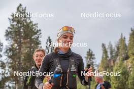 14.10.2023, Font-Romeu, France (FRA): Léna Quintin (FRA) - Cross-Country training, Font-Romeu (FRA). www.nordicfocus.com. © Authamayou/NordicFocus. Every downloaded picture is fee-liable.