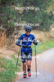 18.10.2023, Font-Romeu, France (FRA): Juliette Ducordeau (FRA) - Cross-Country training, Font-Romeu (FRA). www.nordicfocus.com. © Authamayou/NordicFocus. Every downloaded picture is fee-liable.