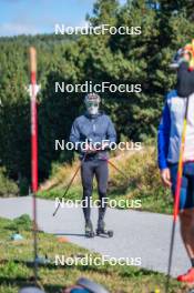 23.09.2023, Font-Romeu, France (FRA): Lucas Chanavat (FRA) - Cross-Country training, Font-Romeu (FRA). www.nordicfocus.com. © Authamayou/NordicFocus. Every downloaded picture is fee-liable.