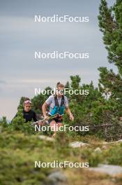 14.10.2023, Font-Romeu, France (FRA): Mélissa Gal (FRA) - Cross-Country training, Font-Romeu (FRA). www.nordicfocus.com. © Authamayou/NordicFocus. Every downloaded picture is fee-liable.