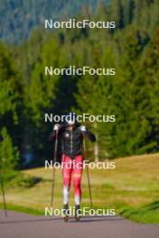 24.09.2023, Lavaze, Italy (ITA): Benjamin Moser (AUT) - Cross-Country summer training, Lavaze (ITA). www.nordicfocus.com. © Barbieri/NordicFocus. Every downloaded picture is fee-liable.