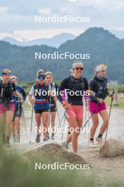 14.10.2023, Font-Romeu, France (FRA): Julie Pierrel (FRA) - Cross-Country training, Font-Romeu (FRA). www.nordicfocus.com. © Authamayou/NordicFocus. Every downloaded picture is fee-liable.