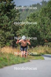 17.09.2023, Font-Romeu, France (FRA): Théo Schely (FRA) - Cross-Country training, Font-Romeu (FRA). www.nordicfocus.com. © Authamayou/NordicFocus. Every downloaded picture is fee-liable.