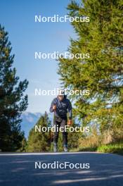 23.09.2023, Font-Romeu, France (FRA): Théo Schely (FRA) - Cross-Country training, Font-Romeu (FRA). www.nordicfocus.com. © Authamayou/NordicFocus. Every downloaded picture is fee-liable.