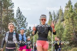 14.10.2023, Font-Romeu, France (FRA): Julie Pierrel (FRA) - Cross-Country training, Font-Romeu (FRA). www.nordicfocus.com. © Authamayou/NordicFocus. Every downloaded picture is fee-liable.