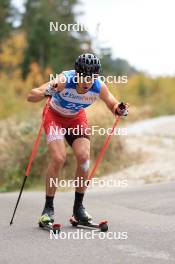 20.10.2023, Ramsau am Dachstein, Austria (AUT): Michael Foettinger (AUT) - Cross-Country summer training, Ramsau am Dachstein (AUT). www.nordicfocus.com. © Manzoni/NordicFocus. Every downloaded picture is fee-liable.