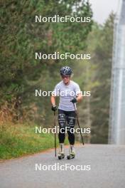 18.10.2023, Font-Romeu, France (FRA): Flora Dolci (FRA) - Cross-Country training, Font-Romeu (FRA). www.nordicfocus.com. © Authamayou/NordicFocus. Every downloaded picture is fee-liable.