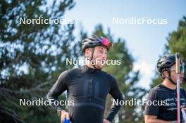 23.09.2023, Font-Romeu, France (FRA): Julien Arnaud (FRA) - Cross-Country training, Font-Romeu (FRA). www.nordicfocus.com. © Authamayou/NordicFocus. Every downloaded picture is fee-liable.