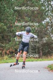 18.10.2023, Font-Romeu, France (FRA): Juliette Ducordeau (FRA) - Cross-Country training, Font-Romeu (FRA). www.nordicfocus.com. © Authamayou/NordicFocus. Every downloaded picture is fee-liable.