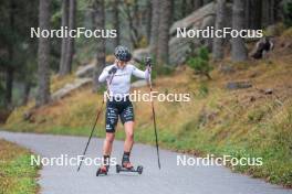 18.10.2023, Font-Romeu, France (FRA): Juliette Ducordeau (FRA) - Cross-Country training, Font-Romeu (FRA). www.nordicfocus.com. © Authamayou/NordicFocus. Every downloaded picture is fee-liable.