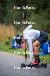 18.10.2023, Font-Romeu, France (FRA): Juliette Ducordeau (FRA) - Cross-Country training, Font-Romeu (FRA). www.nordicfocus.com. © Authamayou/NordicFocus. Every downloaded picture is fee-liable.