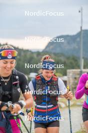 14.10.2023, Font-Romeu, France (FRA): Flora Dolci (FRA) - Cross-Country training, Font-Romeu (FRA). www.nordicfocus.com. © Authamayou/NordicFocus. Every downloaded picture is fee-liable.