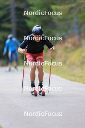 19.10.2023, Ramsau am Dachstein, Austria (AUT): Mika Vermeulen (AUT) - Cross-Country summer training, Ramsau am Dachstein (AUT). www.nordicfocus.com. © Manzoni/NordicFocus. Every downloaded picture is fee-liable.