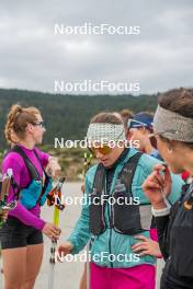 14.10.2023, Font-Romeu, France (FRA): Léna Quintin (FRA) - Cross-Country training, Font-Romeu (FRA). www.nordicfocus.com. © Authamayou/NordicFocus. Every downloaded picture is fee-liable.