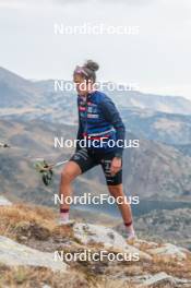 14.10.2023, Font-Romeu, France (FRA): Liv Coupat (FRA) - Cross-Country training, Font-Romeu (FRA). www.nordicfocus.com. © Authamayou/NordicFocus. Every downloaded picture is fee-liable.