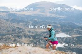 14.10.2023, Font-Romeu, France (FRA): Léna Quintin (FRA) - Cross-Country training, Font-Romeu (FRA). www.nordicfocus.com. © Authamayou/NordicFocus. Every downloaded picture is fee-liable.