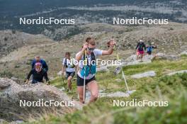 14.10.2023, Font-Romeu, France (FRA): Mélissa Gal (FRA) - Cross-Country training, Font-Romeu (FRA). www.nordicfocus.com. © Authamayou/NordicFocus. Every downloaded picture is fee-liable.