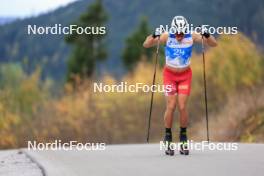 20.10.2023, Ramsau am Dachstein, Austria (AUT): Lukas Mrkonjic (AUT) - Cross-Country summer training, Ramsau am Dachstein (AUT). www.nordicfocus.com. © Manzoni/NordicFocus. Every downloaded picture is fee-liable.