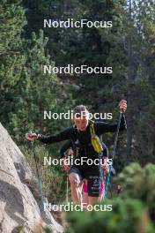 14.10.2023, Font-Romeu, France (FRA): Maelle Veyre (FRA) - Cross-Country training, Font-Romeu (FRA). www.nordicfocus.com. © Authamayou/NordicFocus. Every downloaded picture is fee-liable.