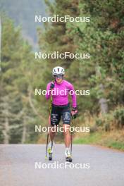 18.10.2023, Font-Romeu, France (FRA): Liv Coupat (FRA) - Cross-Country training, Font-Romeu (FRA). www.nordicfocus.com. © Authamayou/NordicFocus. Every downloaded picture is fee-liable.