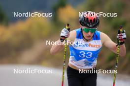 20.10.2023, Ramsau am Dachstein, Austria (AUT): Jakob Poelzleitner (AUT) - Cross-Country summer training, Ramsau am Dachstein (AUT). www.nordicfocus.com. © Manzoni/NordicFocus. Every downloaded picture is fee-liable.