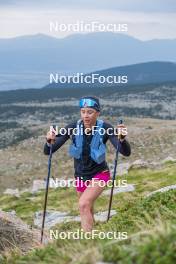 14.10.2023, Font-Romeu, France (FRA): Eve Ondine Duchaufour (FRA) - Cross-Country training, Font-Romeu (FRA). www.nordicfocus.com. © Authamayou/NordicFocus. Every downloaded picture is fee-liable.