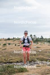 14.10.2023, Font-Romeu, France (FRA): Julie Pierrel (FRA) - Cross-Country training, Font-Romeu (FRA). www.nordicfocus.com. © Authamayou/NordicFocus. Every downloaded picture is fee-liable.