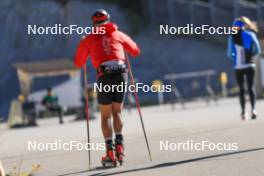 11.10.2023, Ramsau am Dachstein, Austria (AUT): Mika Vermeulen (AUT) - Cross-Country summer training, Ramsau am Dachstein (AUT). www.nordicfocus.com. © Manzoni/NordicFocus. Every downloaded picture is fee-liable.