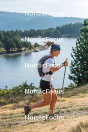 14.10.2023, Font-Romeu, France (FRA): Flora Dolci (FRA) - Cross-Country training, Font-Romeu (FRA). www.nordicfocus.com. © Authamayou/NordicFocus. Every downloaded picture is fee-liable.