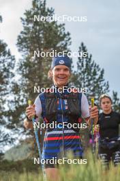 14.10.2023, Font-Romeu, France (FRA): Flora Dolci (FRA) - Cross-Country training, Font-Romeu (FRA). www.nordicfocus.com. © Authamayou/NordicFocus. Every downloaded picture is fee-liable.