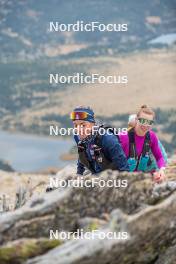 14.10.2023, Font-Romeu, France (FRA): Juliette Ducordeau (FRA) - Cross-Country training, Font-Romeu (FRA). www.nordicfocus.com. © Authamayou/NordicFocus. Every downloaded picture is fee-liable.