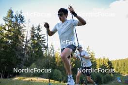 26.09.2023, Oberhof, Germany (GER): Fabrizio Albasini (SUI) - Cross-Country training, Oberhof (GER). www.nordicfocus.com. © Reichert/NordicFocus. Every downloaded picture is fee-liable.