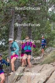 14.10.2023, Font-Romeu, France (FRA): Mélissa Gal (FRA) - Cross-Country training, Font-Romeu (FRA). www.nordicfocus.com. © Authamayou/NordicFocus. Every downloaded picture is fee-liable.