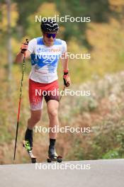 20.10.2023, Ramsau am Dachstein, Austria (AUT): Christian Steiner (AUT) - Cross-Country summer training, Ramsau am Dachstein (AUT). www.nordicfocus.com. © Manzoni/NordicFocus. Every downloaded picture is fee-liable.